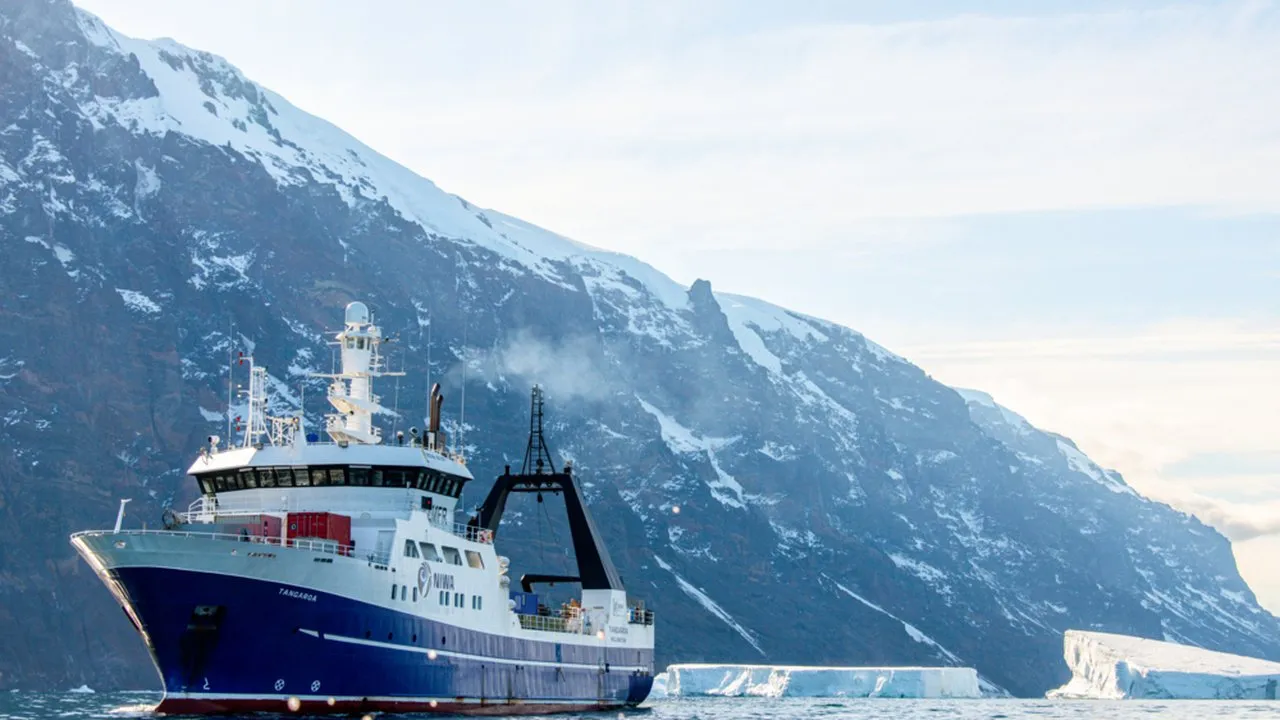 Ship In Antarctica