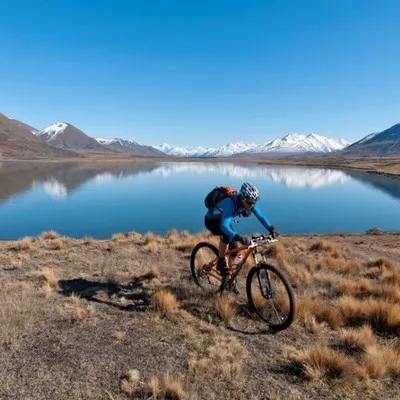 Mountain biking Lake Emma