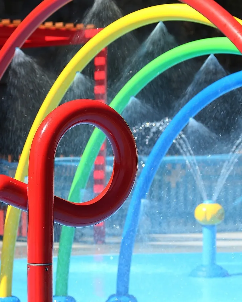 Splash pad at Scarborough beach