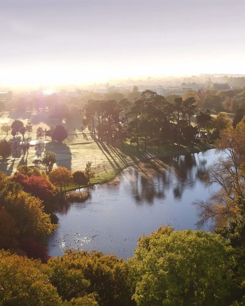 Hagley Park In Autumn