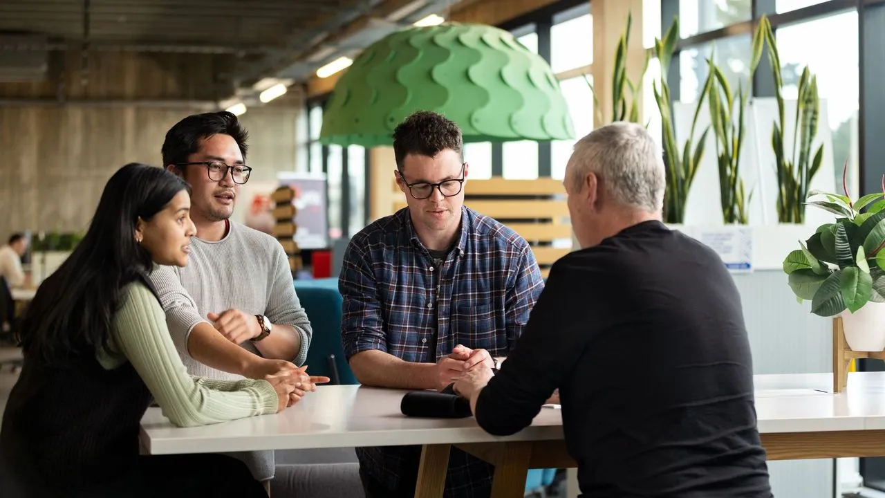 Start up business meeting