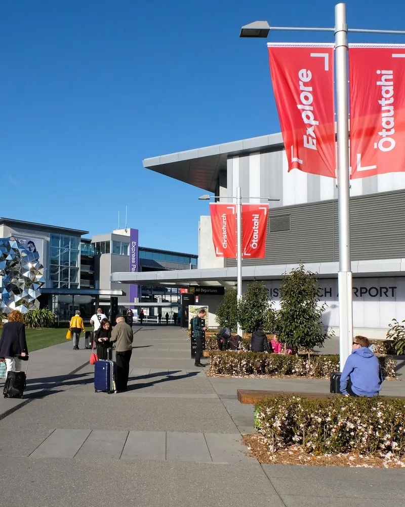 A view outside christchurch international aiport