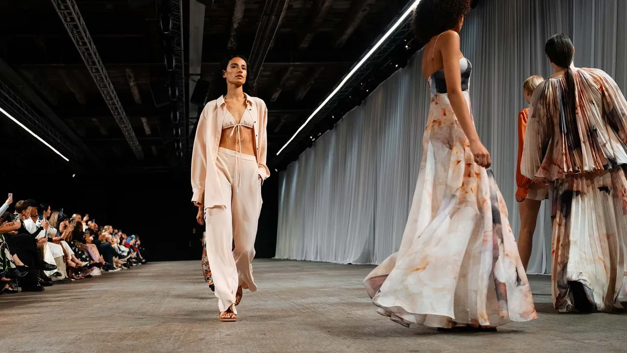 New Zealand Fashion Week ladies on the runway