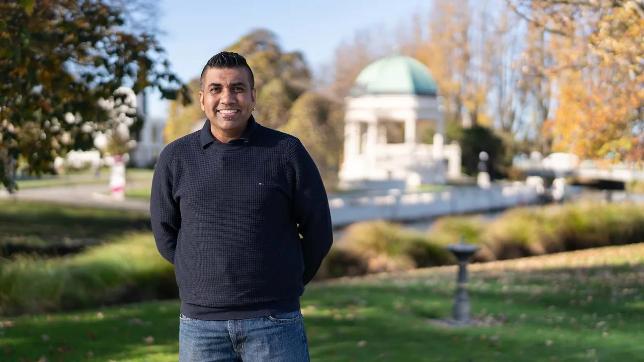 Baldish Singh at the Band Rotunda