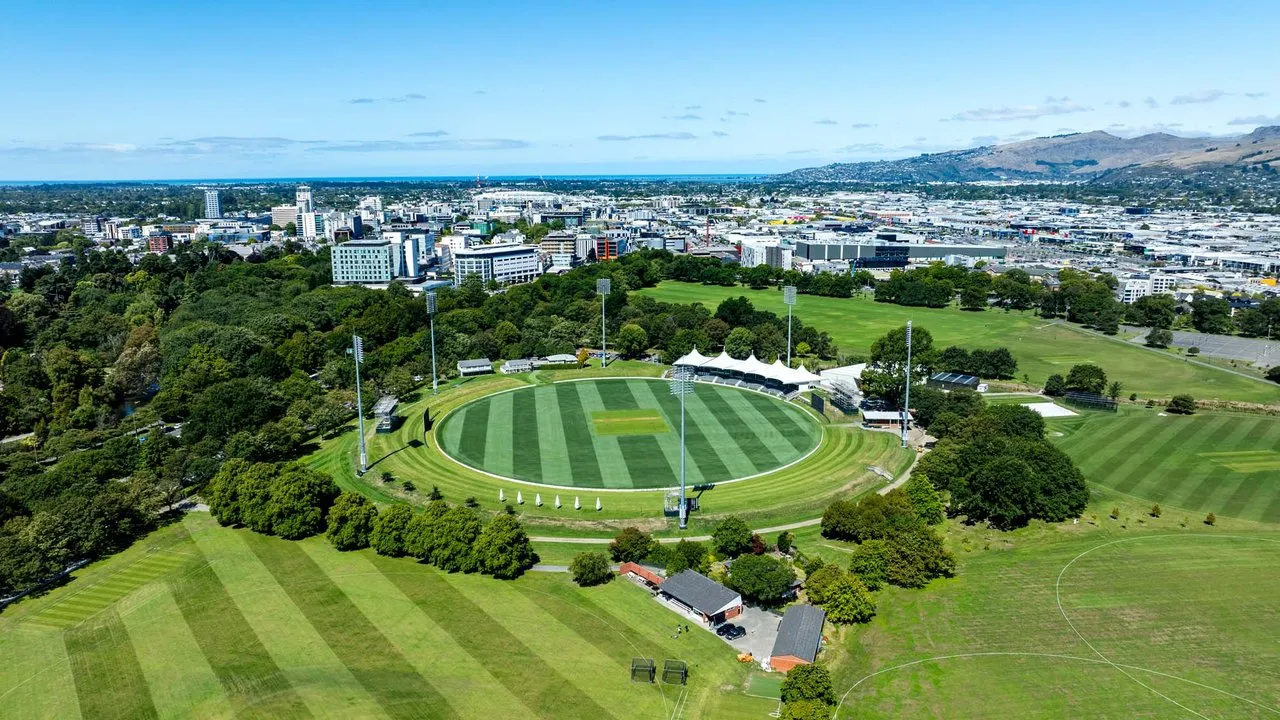 Hagley Oval Aerial