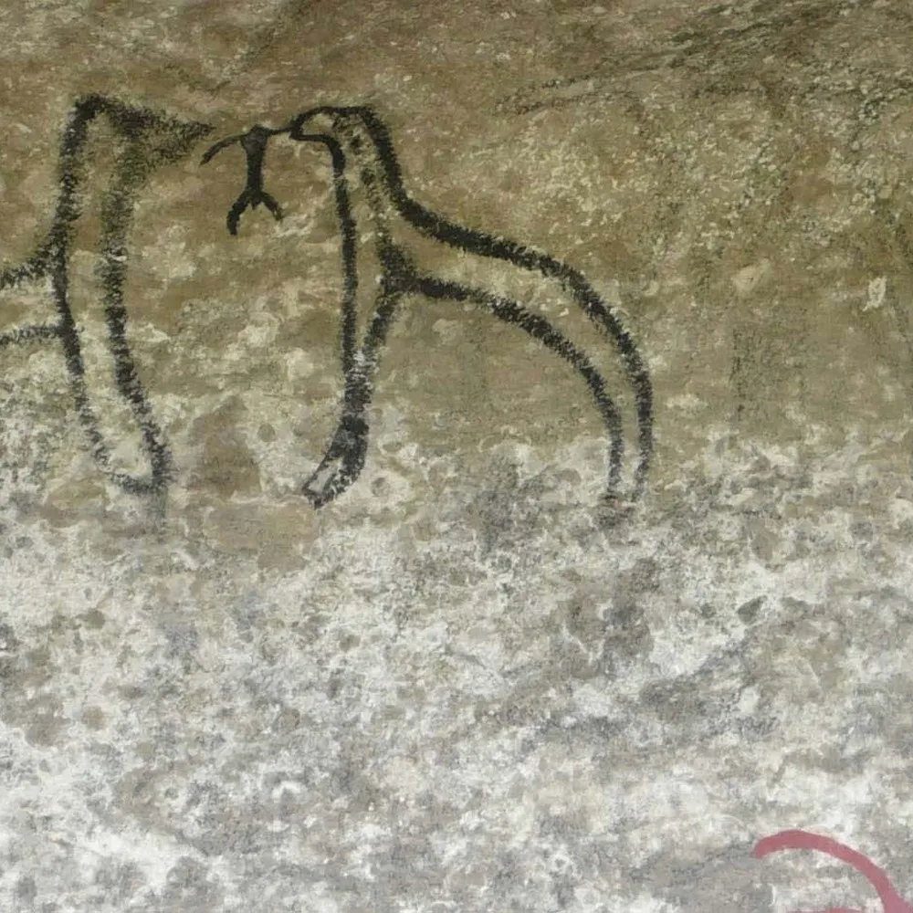 Maori Rock Art In Hurunui