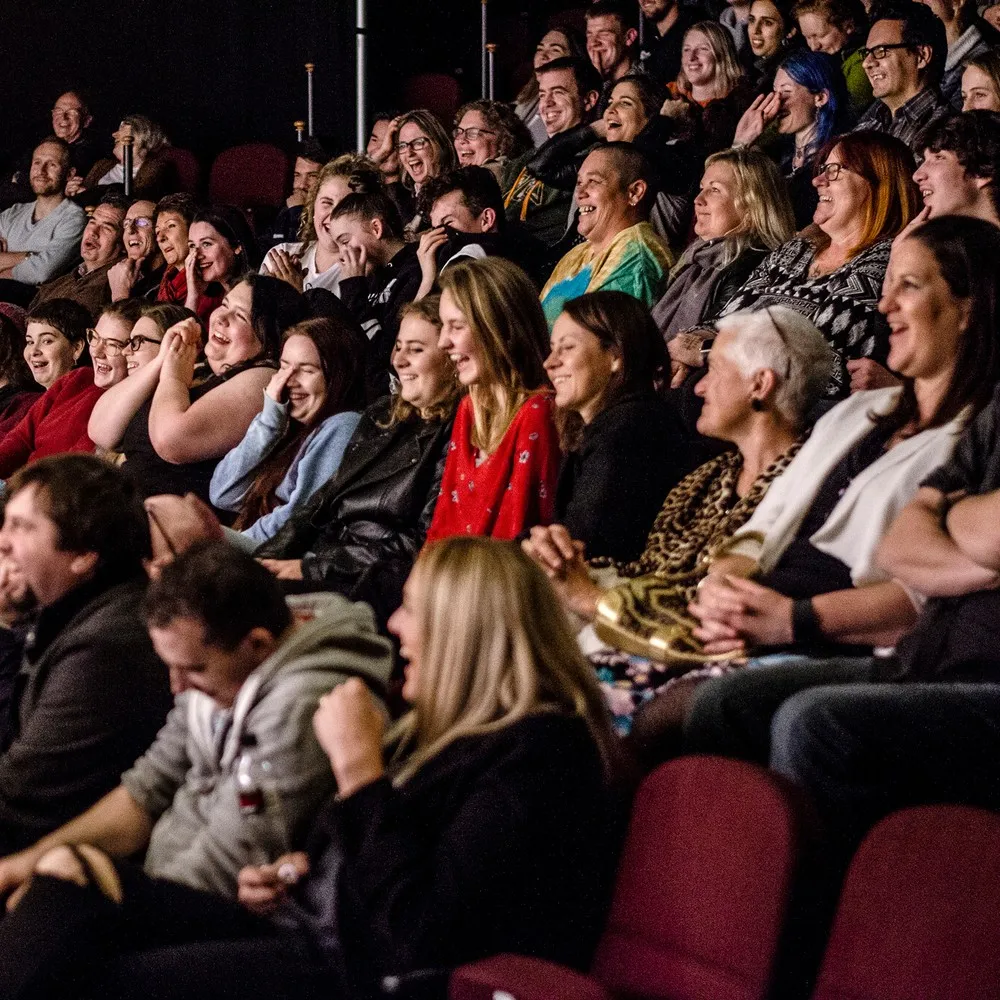 Scared scriptless audience