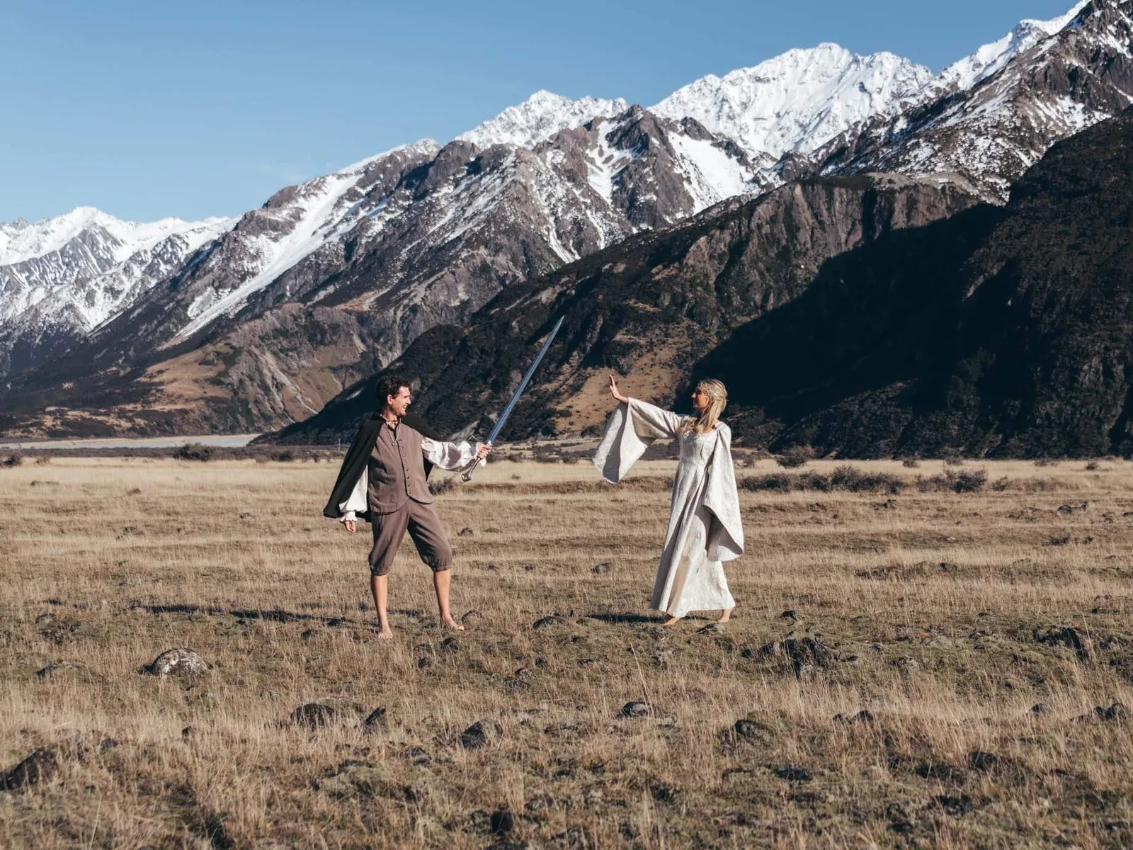 Frodo & Galadriel at Minas Tirith