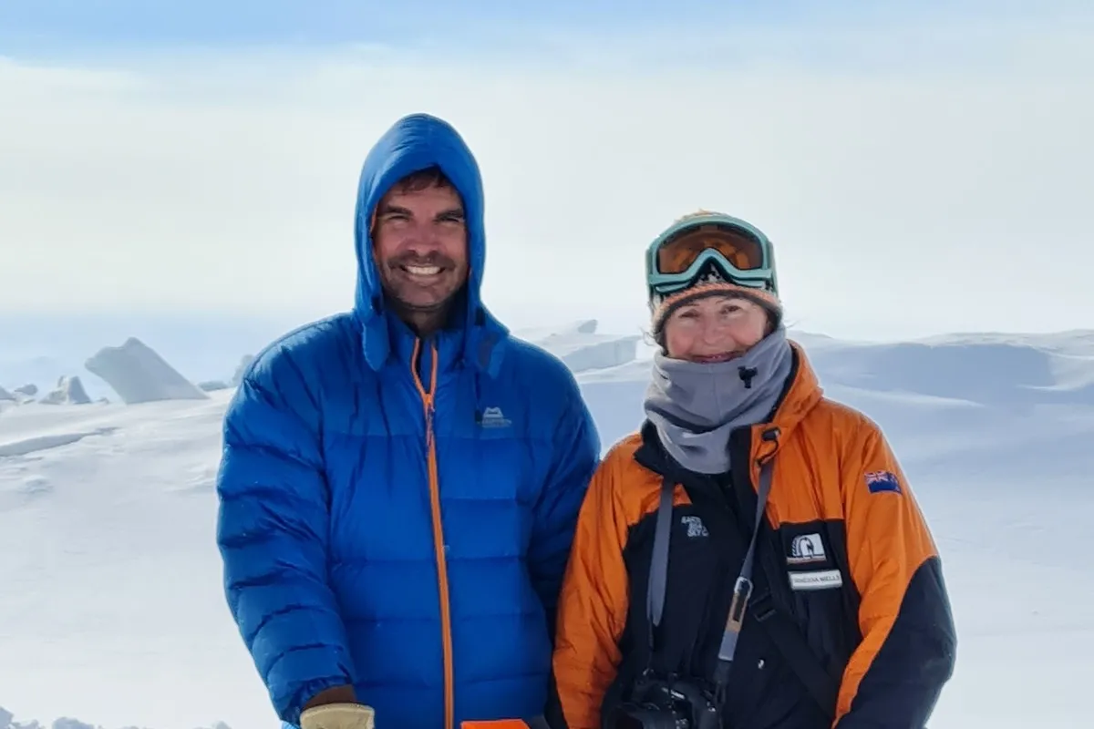 Adam Jones and Vanessa Wells filming for Mighty Indeed