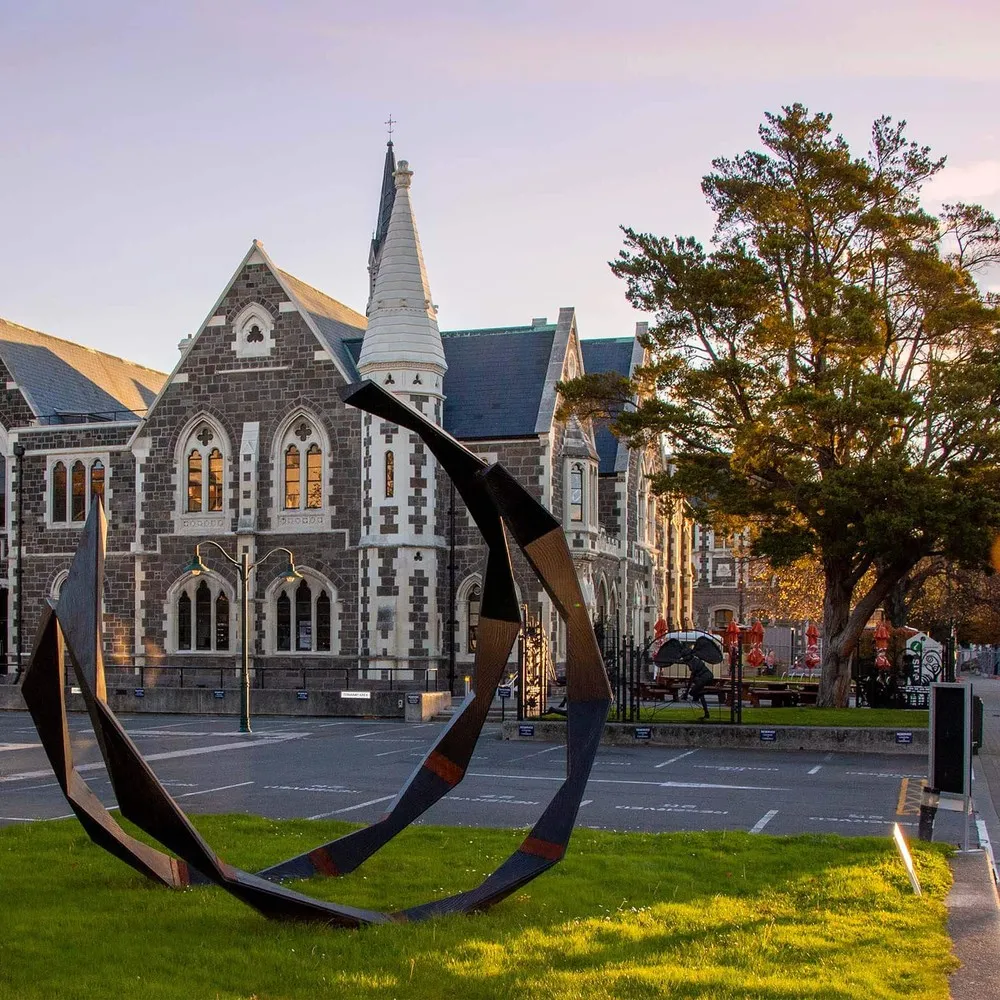 Arts Centre with sculpture