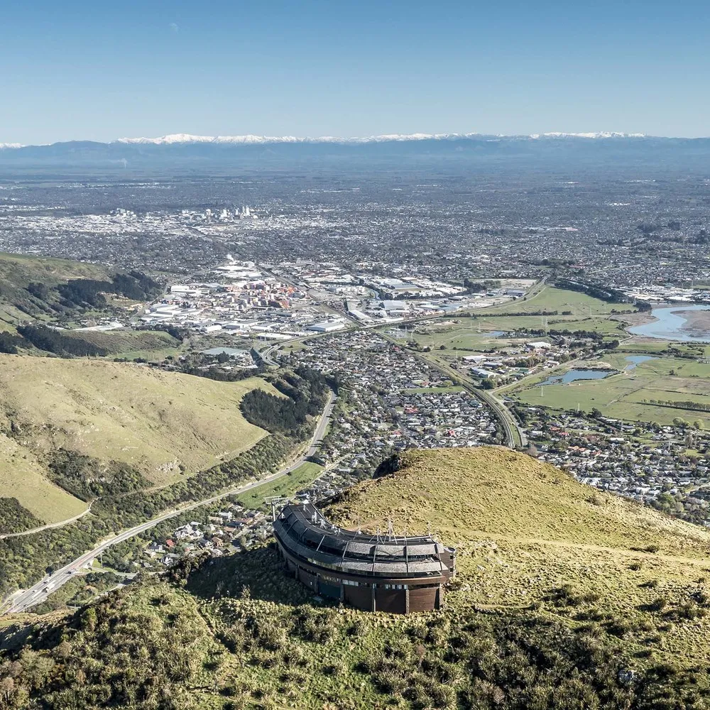 View over Christchurch City from the Christchurch Gondola