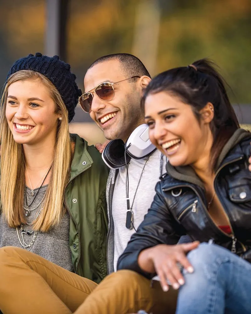 Group of students hanging out
