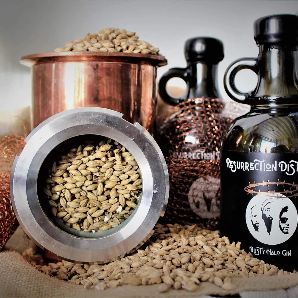 Gin with grains