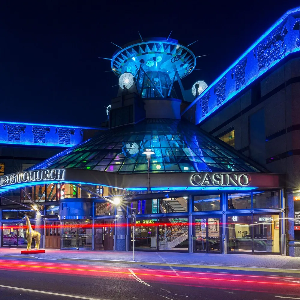 Outside of the Christchurch Casino
