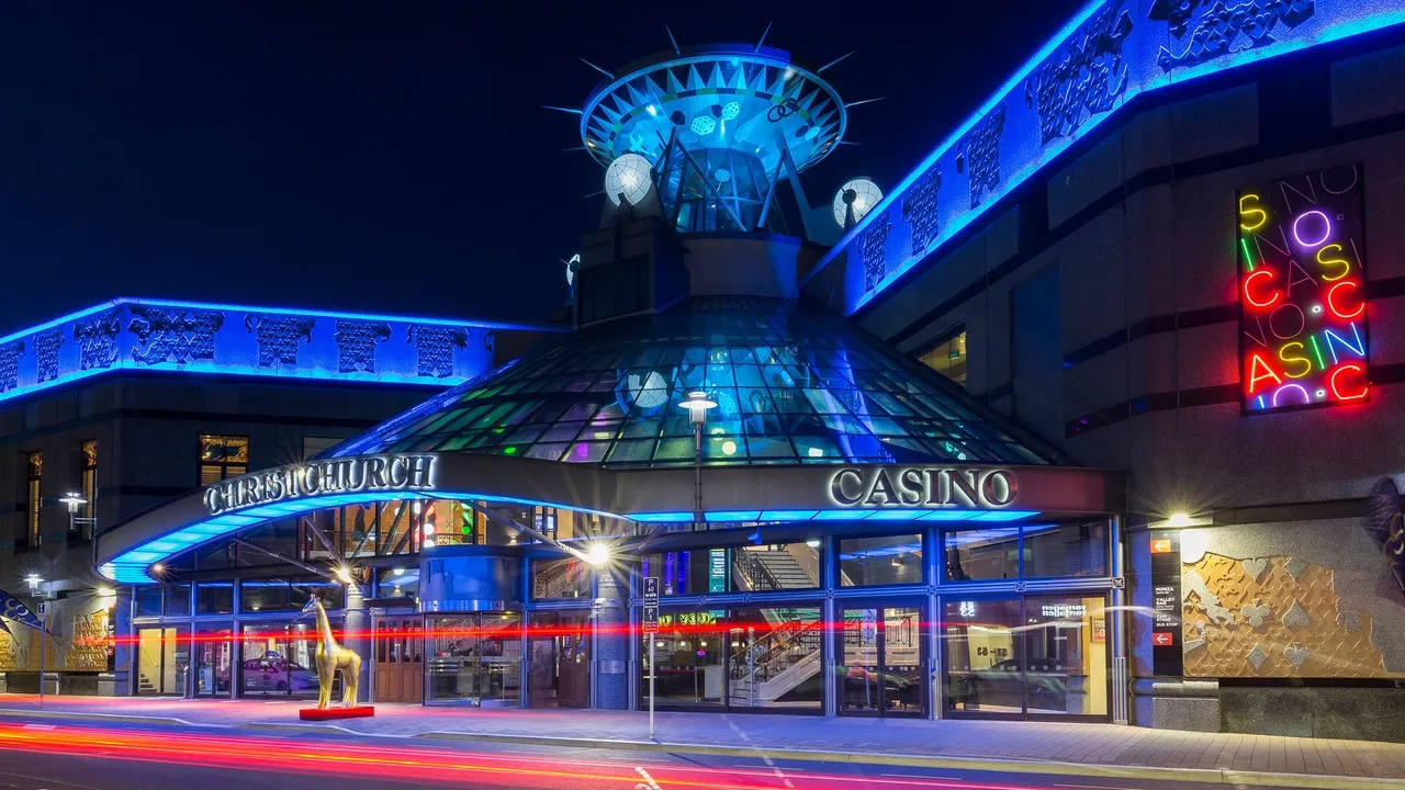 Outside of the Christchurch Casino