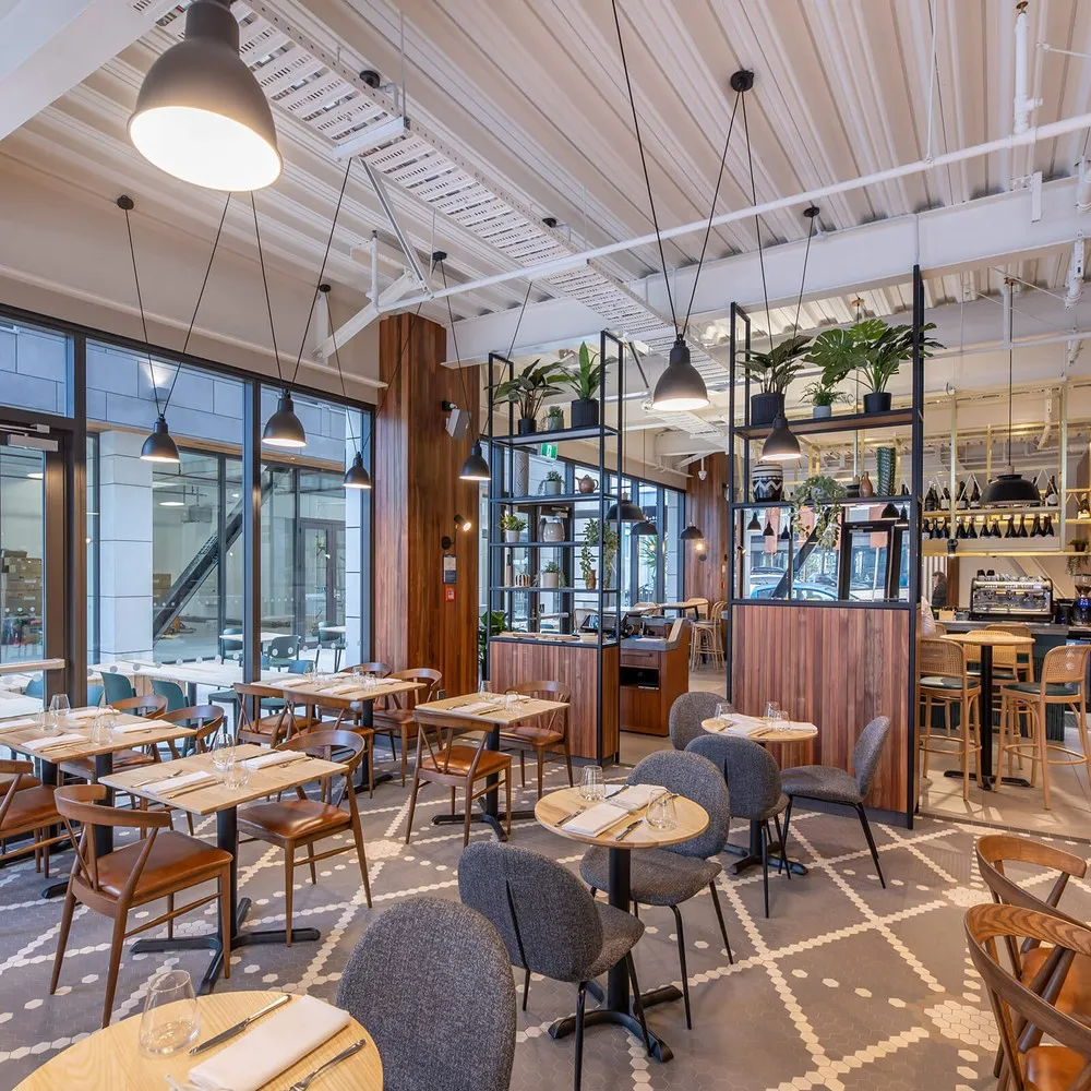 Inside of the Sudima Christchurch City restaurant