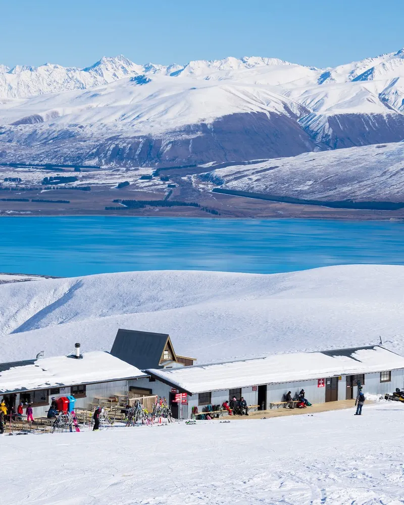 A view over Roundhill ski area