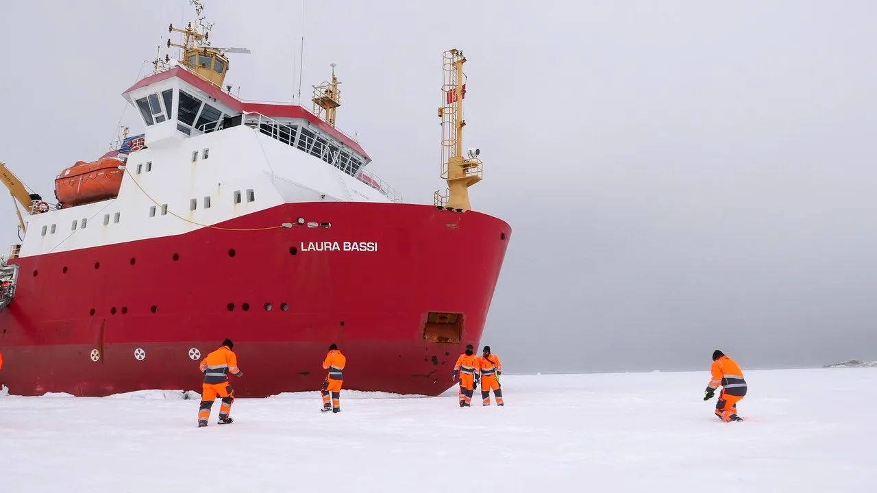 Laura Bassi Ice Breaker In Antarctica