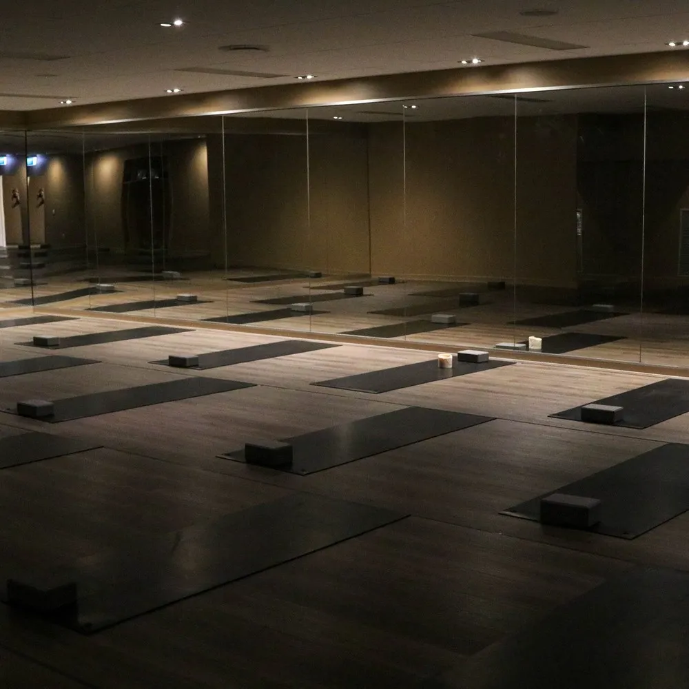 Soul Studio set up with yoga mats