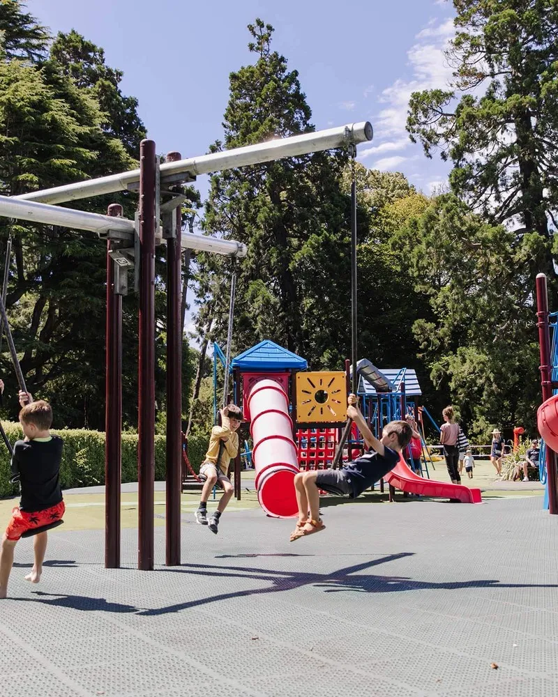 Playground in the botanic gardens