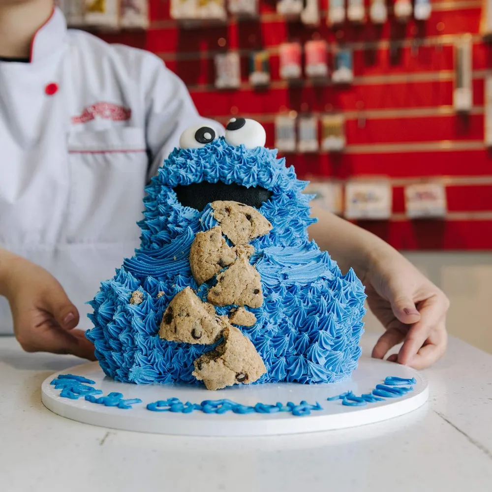 Cookie Monster cake by Kidds Bakery