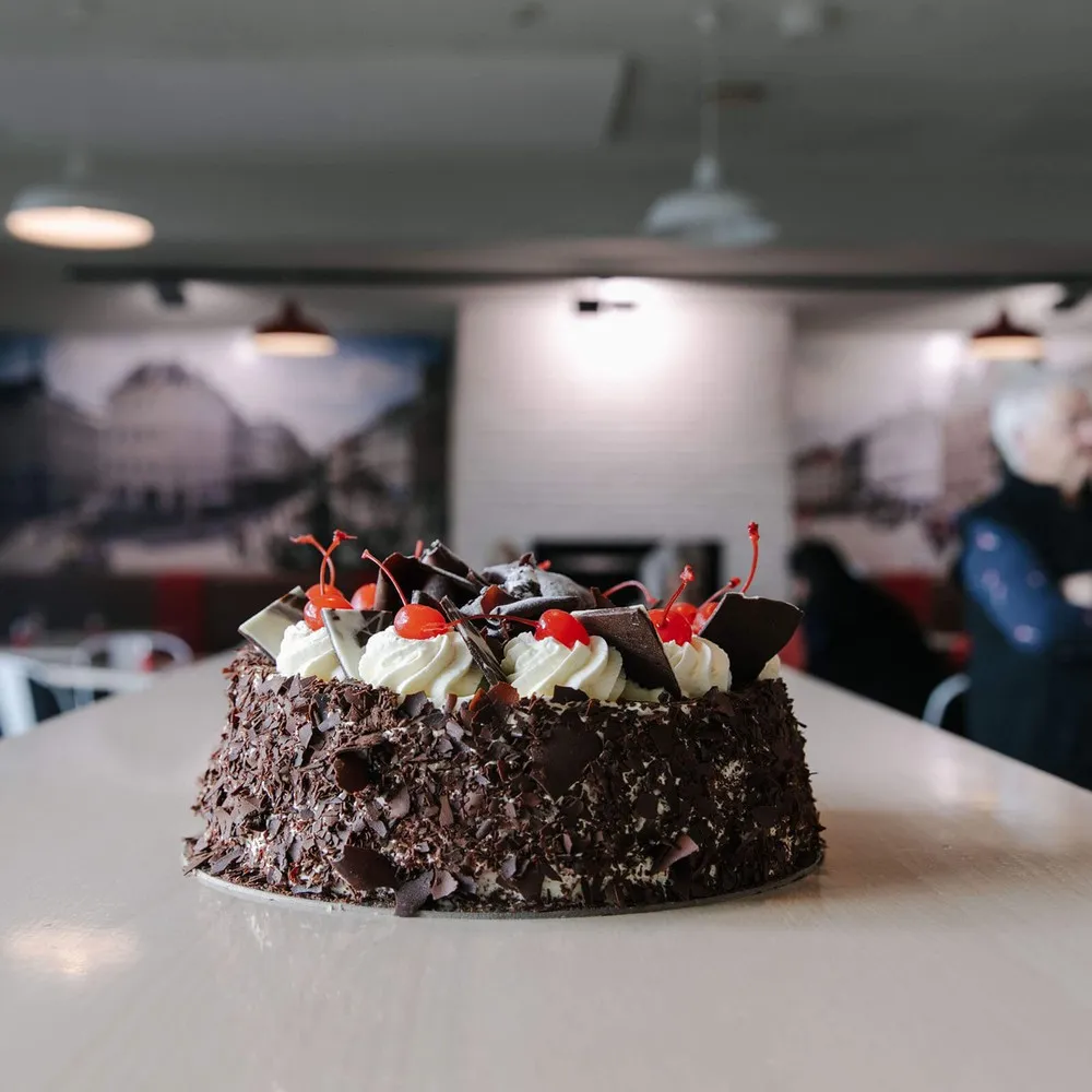 Chocolate cake by Copenhagen Bakery