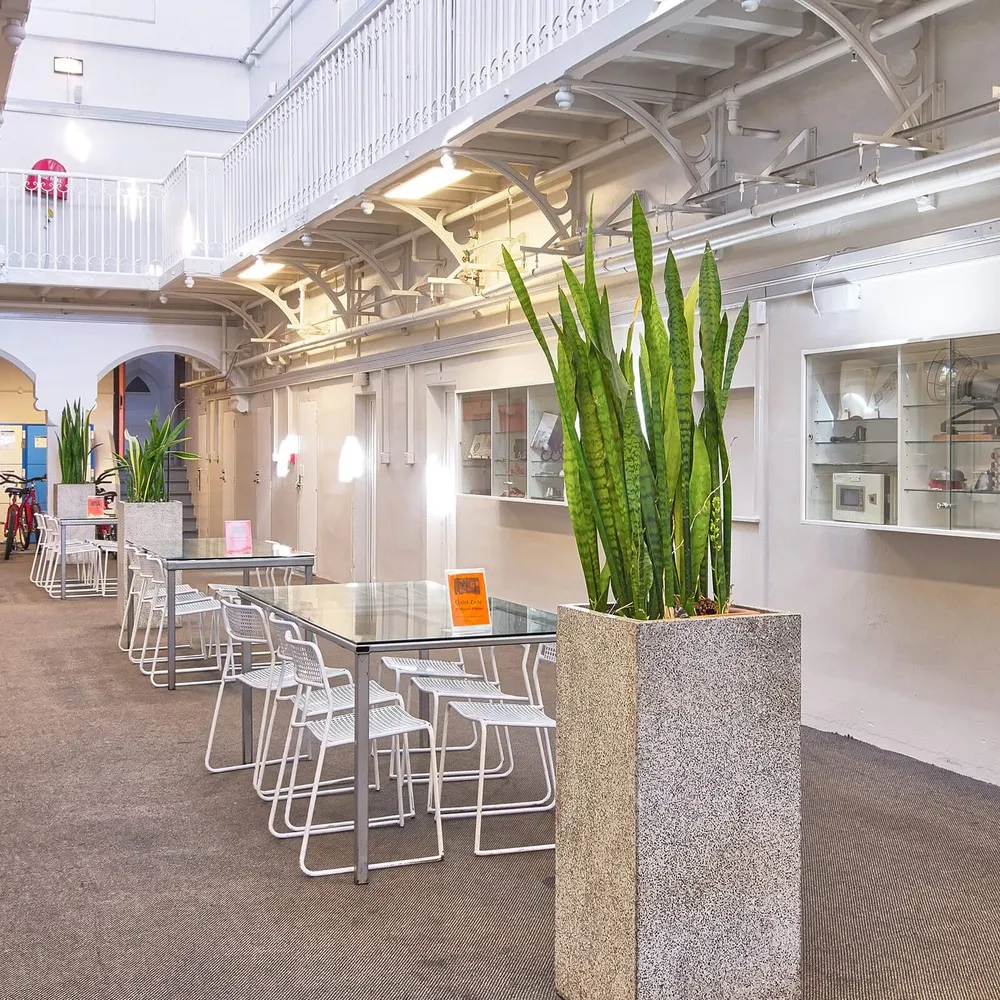 Jailhouse accommodation atrium