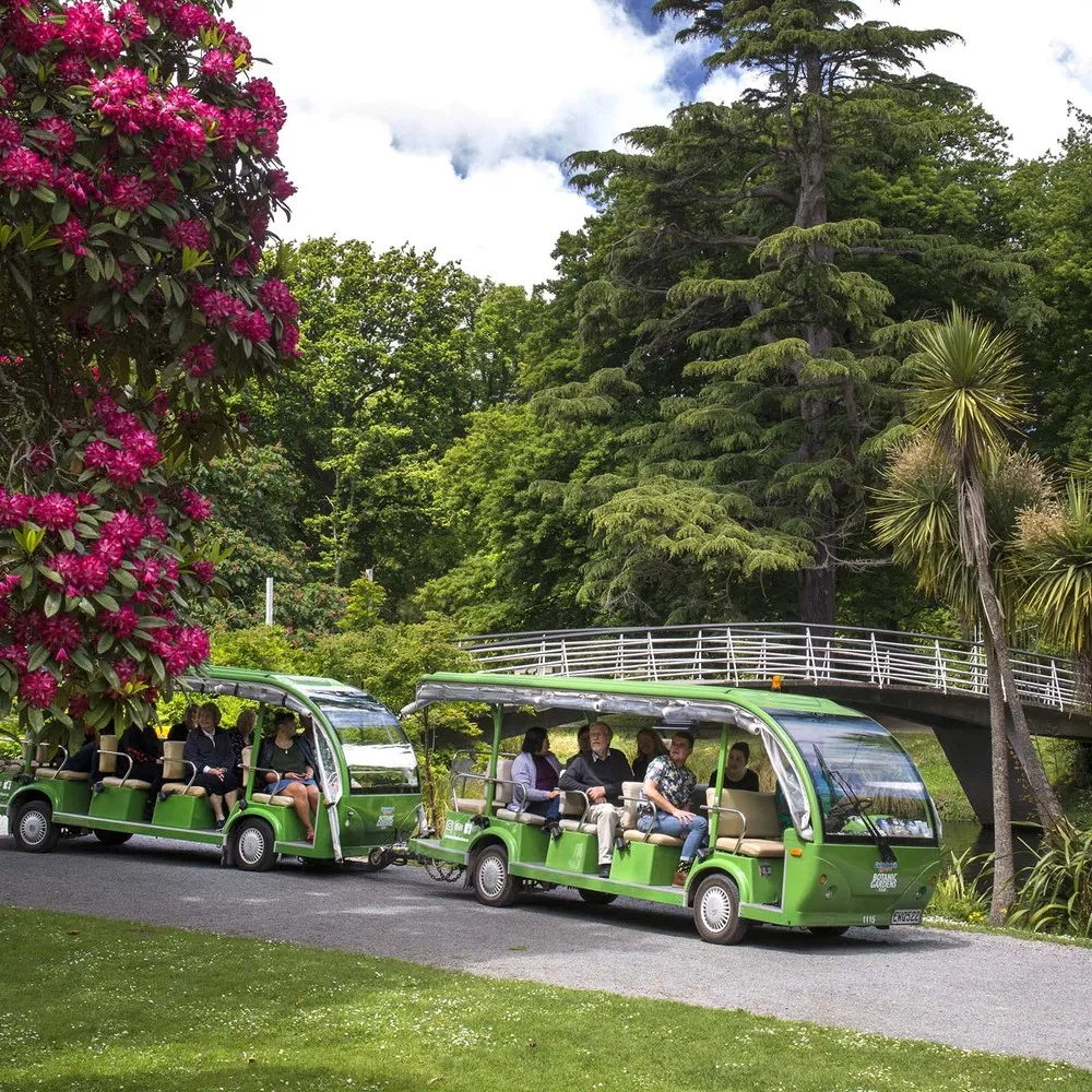 Green garden tour mobile travellin through the Christchurch Botanic Garden