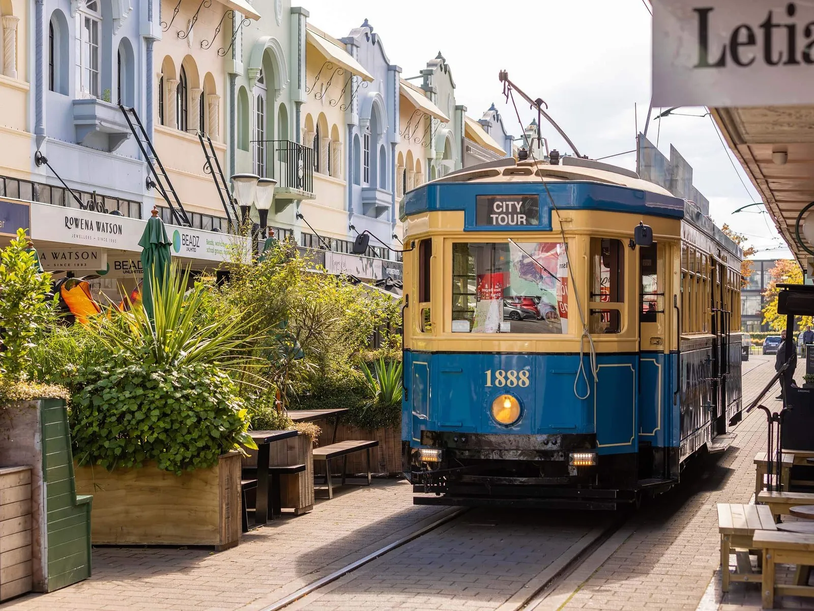 Blue Tram on New Regent Street