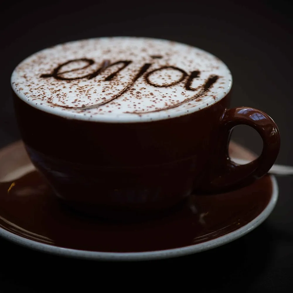 Cup of hot chocolate from The Garden Hotel