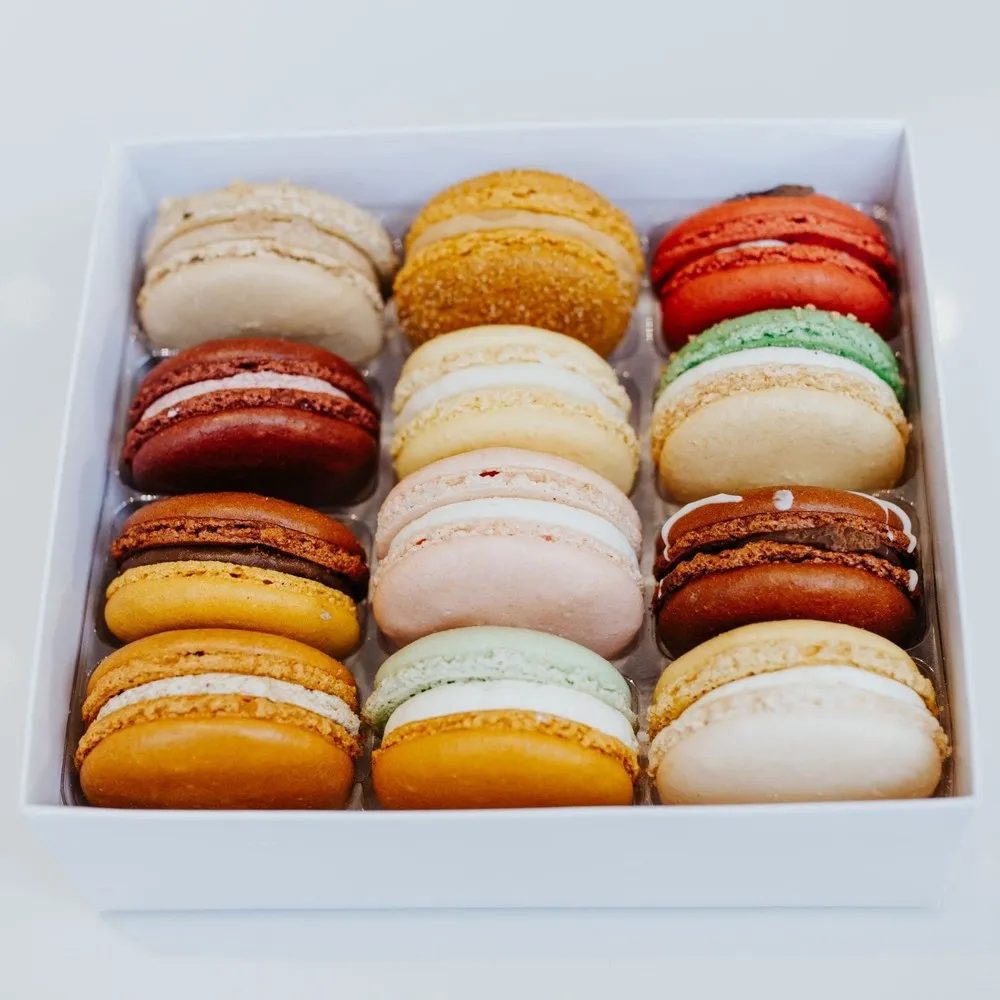 Box of macarons