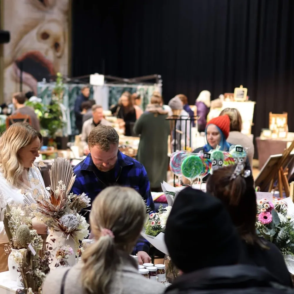 Stallholders at the Garden City Markete