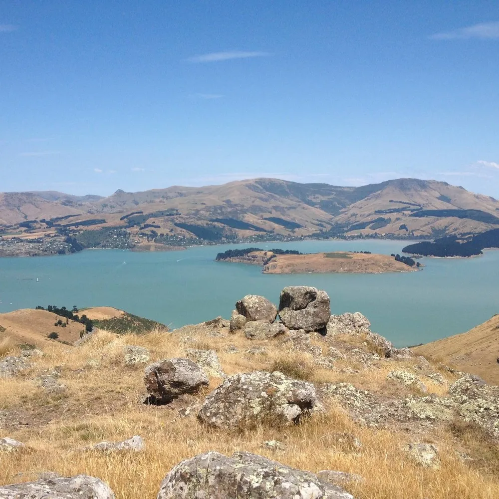 View over Lyttleton Harbour from Rapaki Track