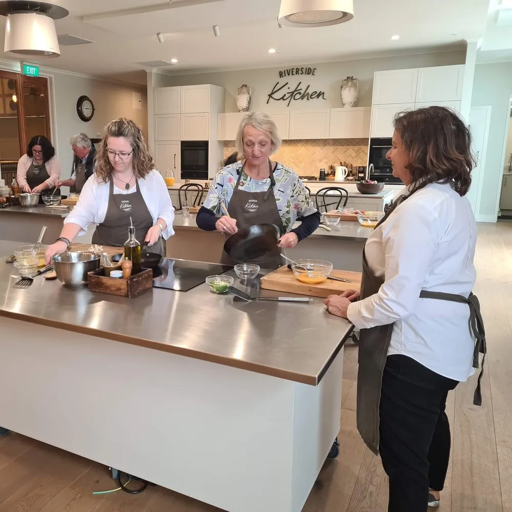 Spring famil at the Riverside Kitchen
