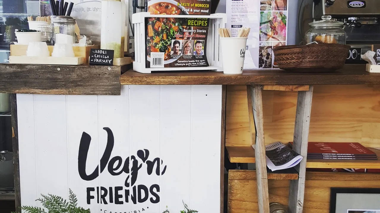 The counter top at Veg n Friends