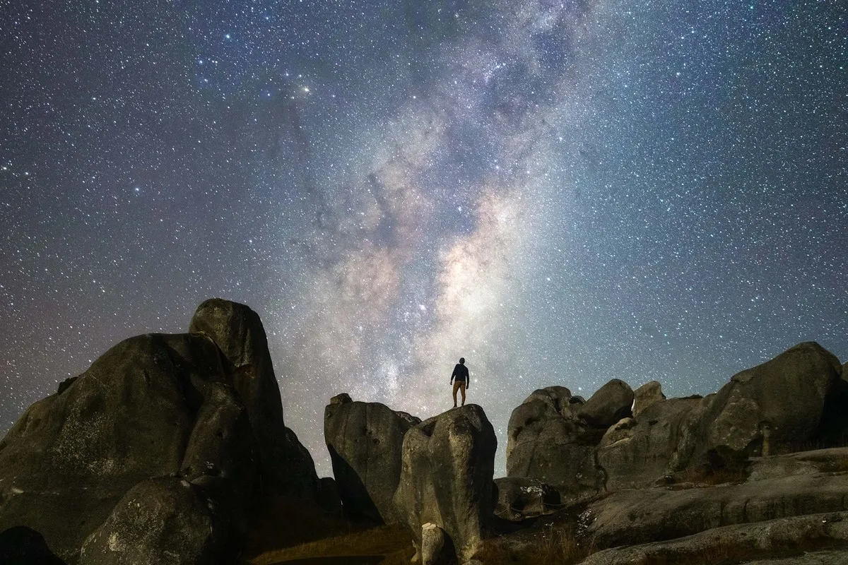 Milky Way above Castle Hill