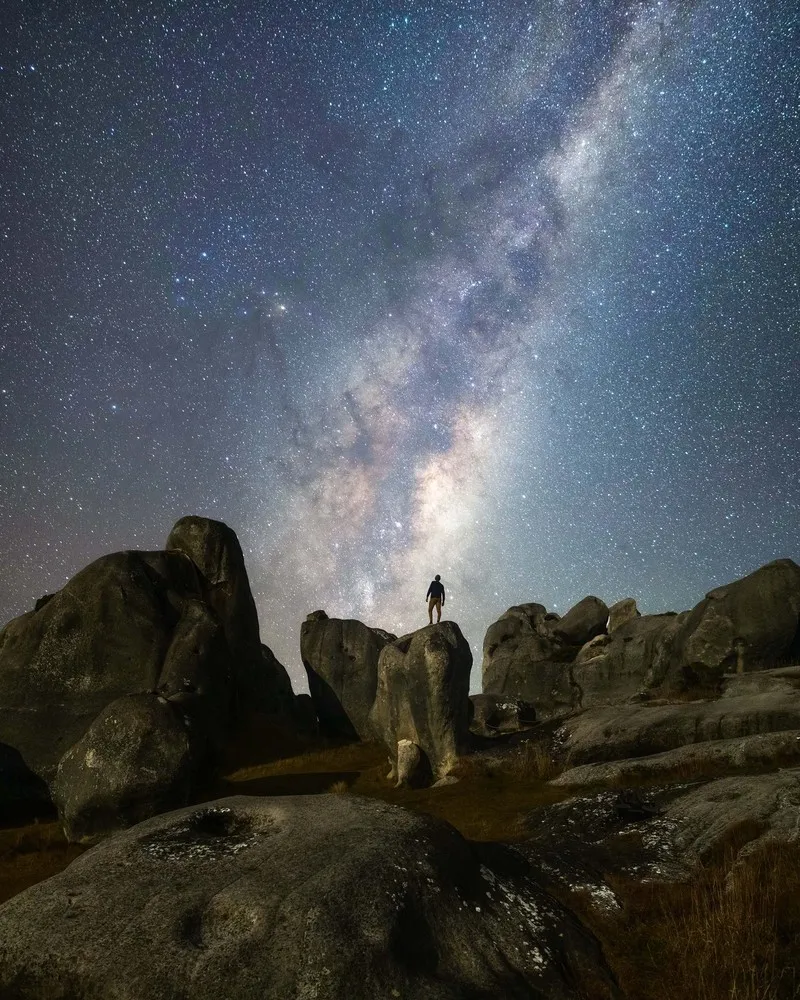 Milky Way above Castle Hill