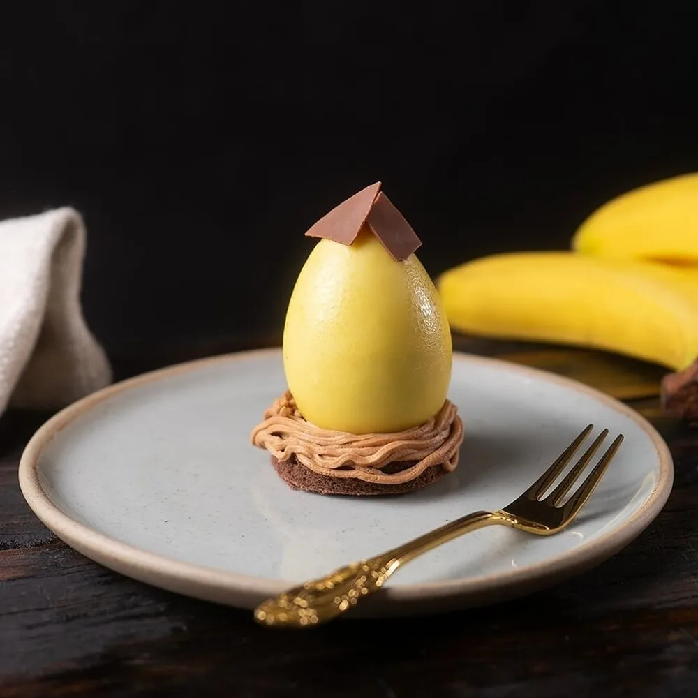 Sweet Soul egg dessert close-up