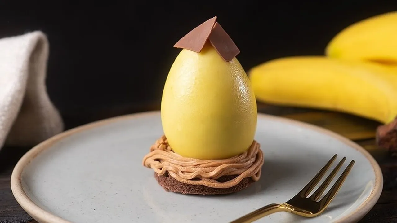 Sweet Soul egg dessert close-up