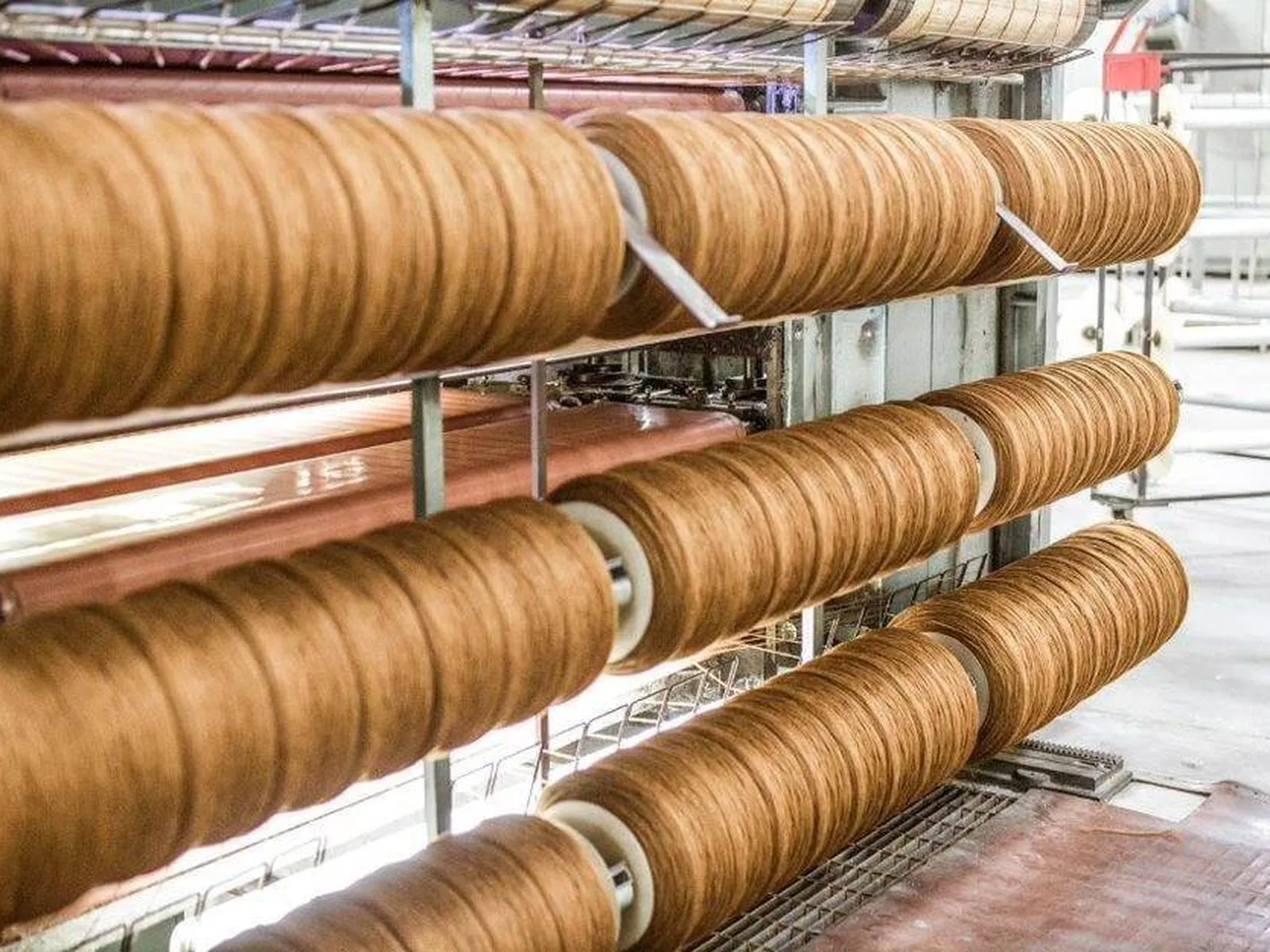 Rubisco rolls of yarn