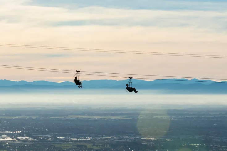 Zipline - Christchurch Adventure Park