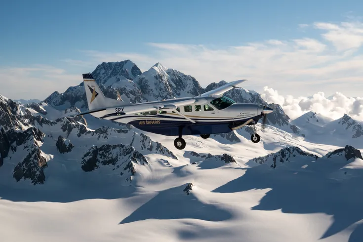 Grand Traverse Scenic Flight from Lake Tekapo