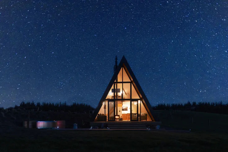 Canopy Camping Escapes | Tawanui Farm - A Frame Cabin