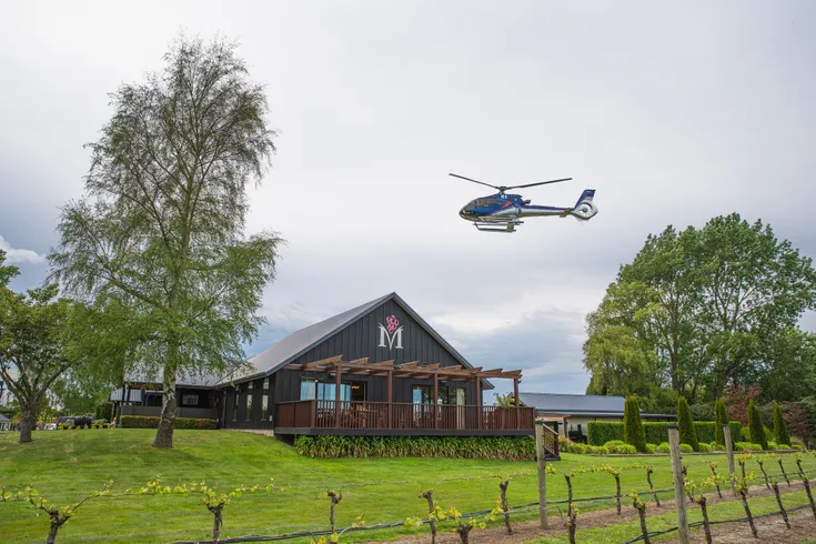 Melton Estate Boutique Winery Lunch - Garden City Helicopters