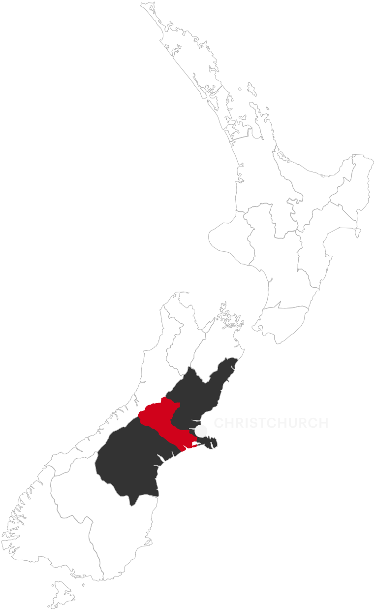 Map of New Zealand