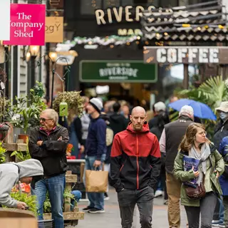 Christchurch was buzzing with activity on the first day of the cruise season, with destinations like Riverside Market proving very popular.