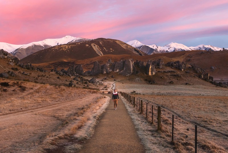 Castle Hill At Sunrise