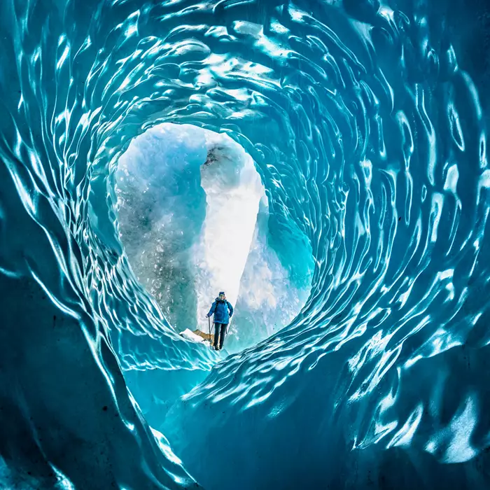 Mackenzie Tasman Glacier Ice Cave 