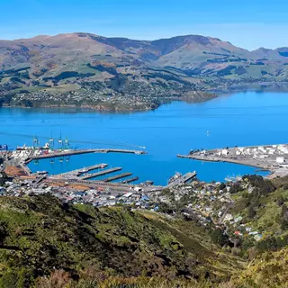 Lyttelton View from Hill