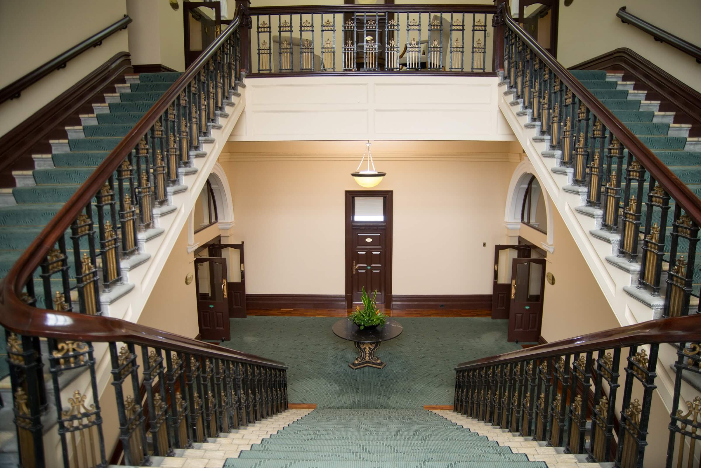 OGB Staircase Foyer looking down 